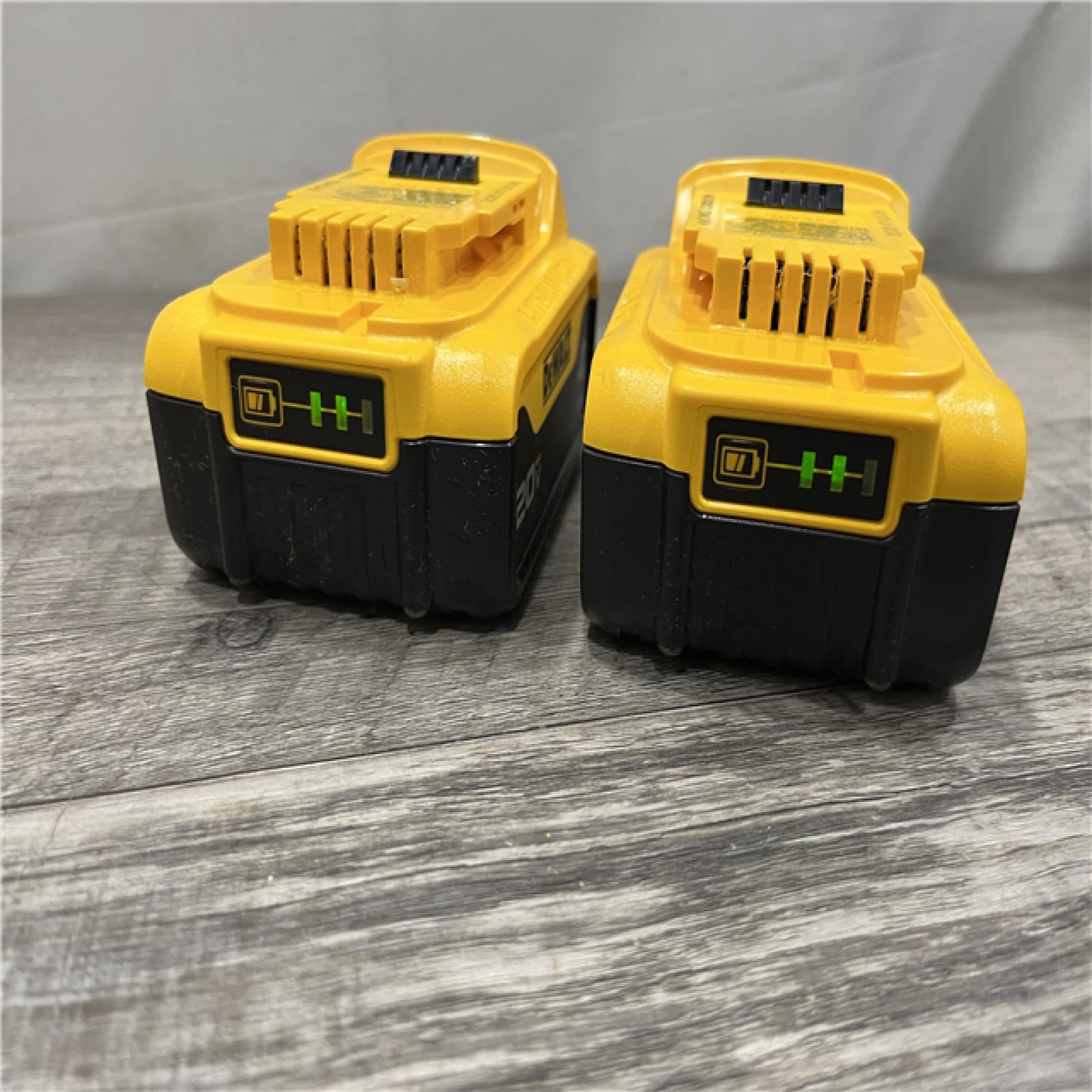 AS-IS DEWALT 20V MAX Premium Lithium-Ion 4.0Ah Battery Pack (2 Pack)