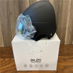 EKUZO Bluetooth Smart Helmet for Adults Dual Sports Camera Video Record for Riding Scooters Roller Skating