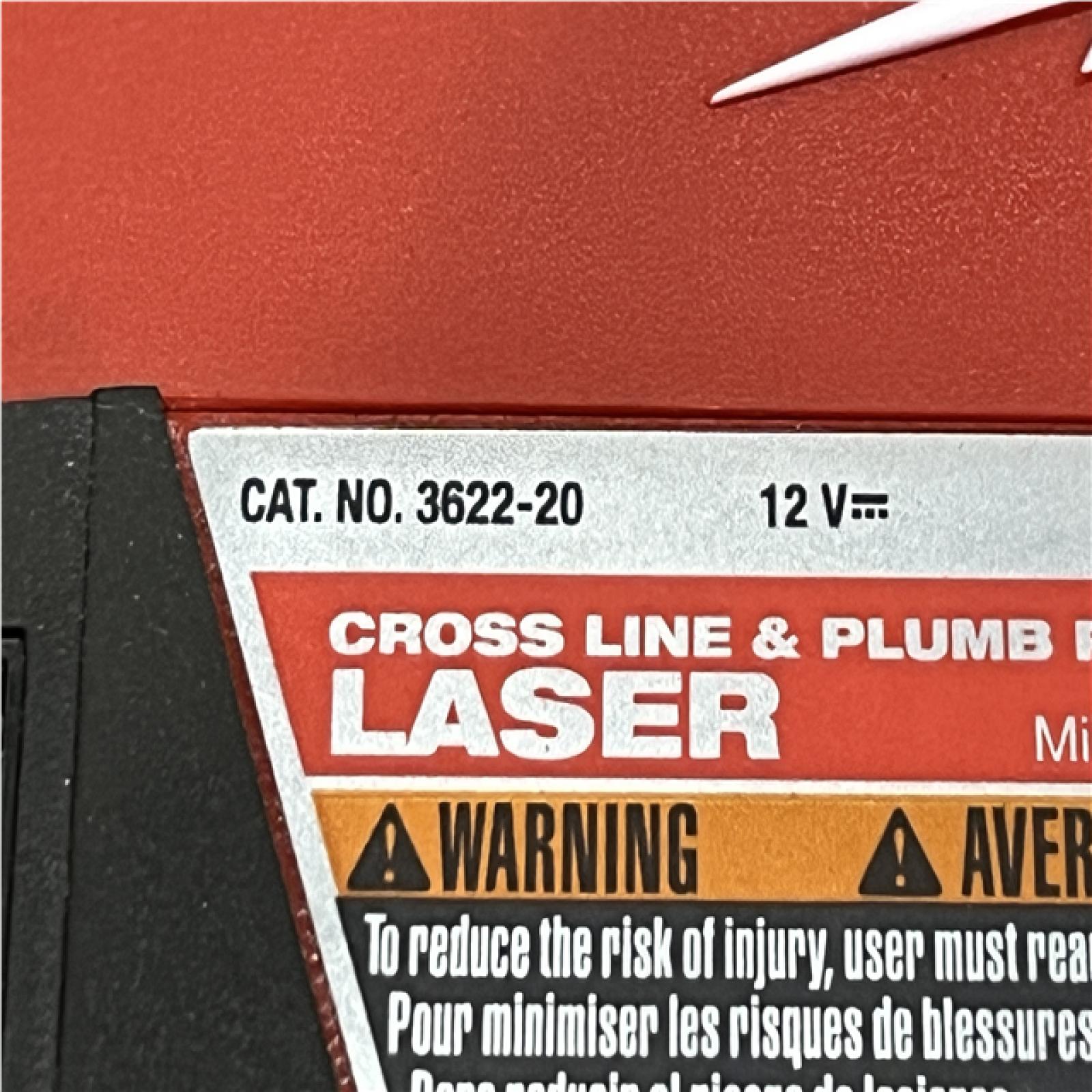 AS-IS Milwaukee 12-Volt Lithium-Ion Cordless Green 125 ft. Cross Line and Plumb Points Laser Level (Tool-Only)