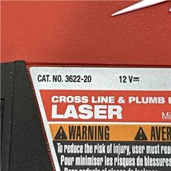 AS-IS Milwaukee 12-Volt Lithium-Ion Cordless Green 125 ft. Cross Line and Plumb Points Laser Level (Tool-Only)