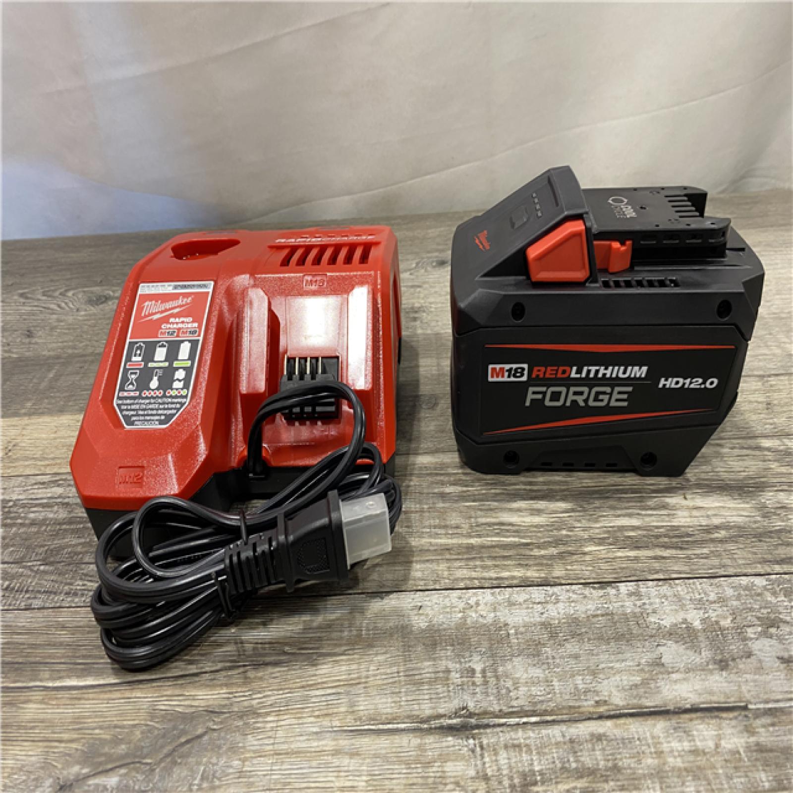 LIKE NEW - Milwaukee 18-Volt Lithium-Ion REDLITHIUM FORGE Starter Kit
