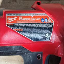 HOUSTON LOCATION - AS-IS Milwaukee FUEL 3-1/2 in. 18-Volt 30-Degree Lithium-Ion Brushless Cordless Framing Nailer (Tool-Only)