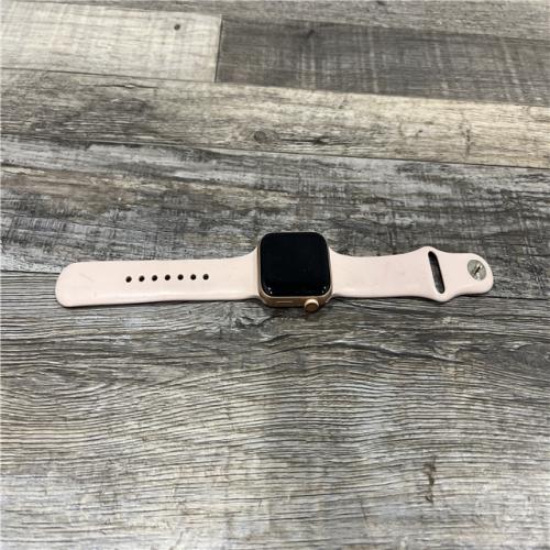 AS-IS Apple Watch SE (GPS + Cellular, 40mm) - Gold Case with Pink Sand Sport Band