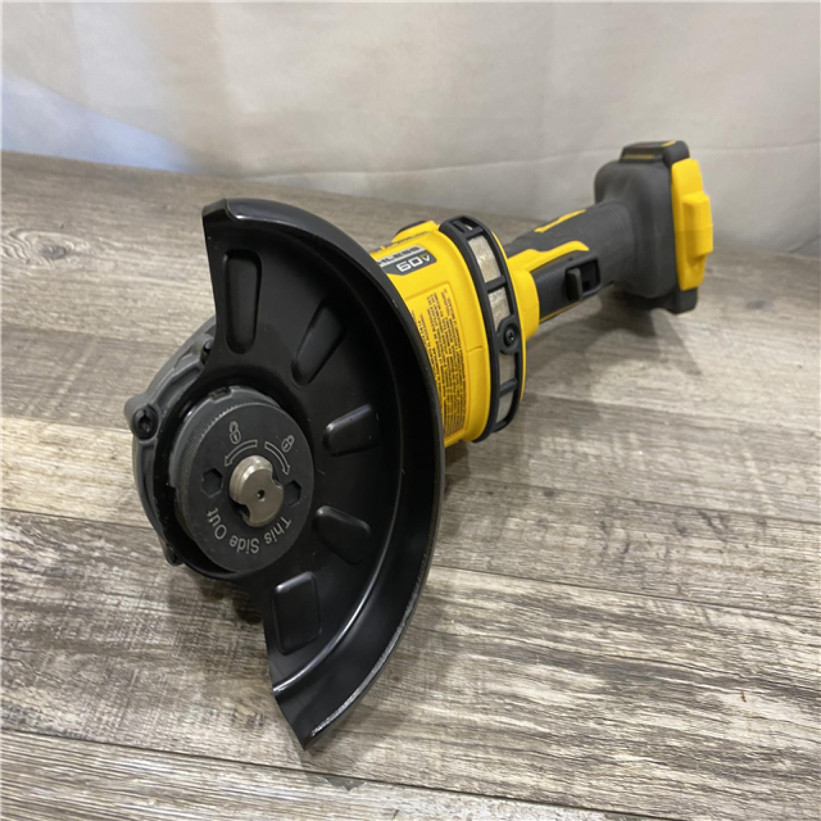 AS-IS DEWALT 60V MAX Cordless Brushless 4.5 in. to 6 in. Small Angle Grinder with Kickback Brake (Tool Only)