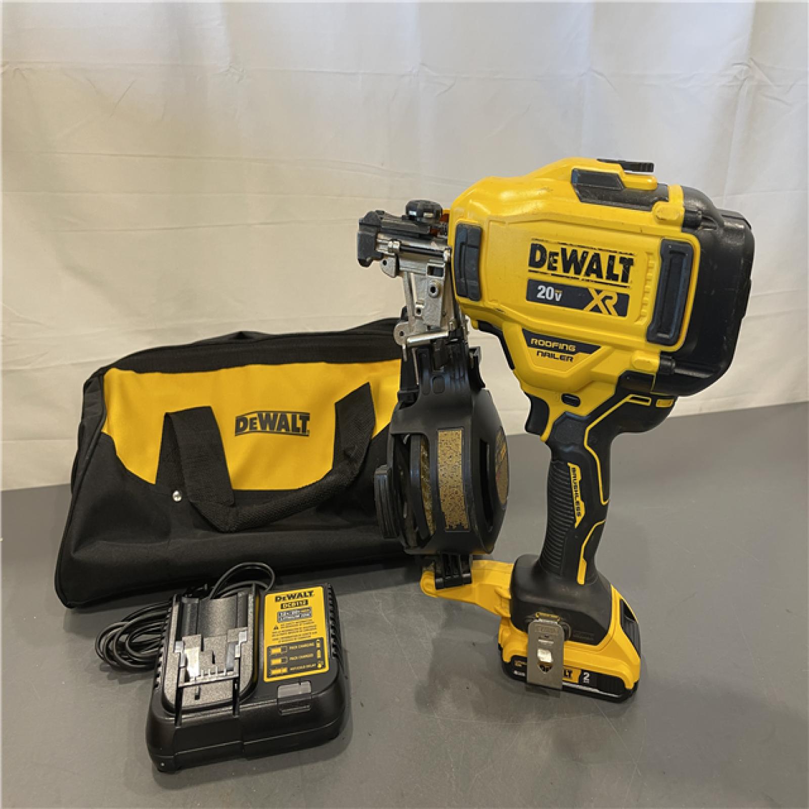 AS-IS - DEWALT Roofing Nailer Cordless Kit