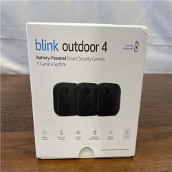 NEW! Blink - Outdoor 4 3-Camera Wireless 1080p Security System - Black