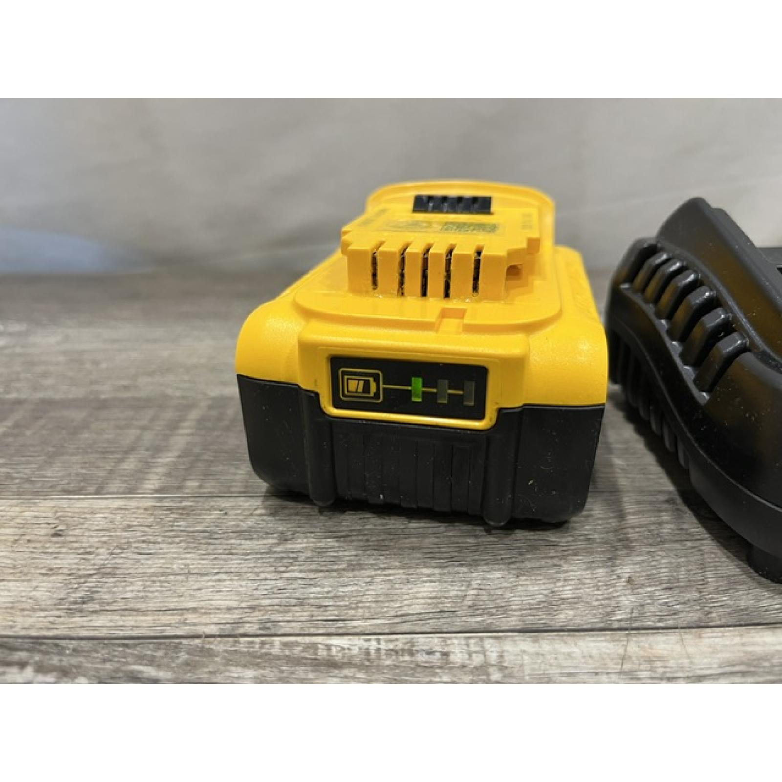 AS-IS DEWALT 20V MAX Lithium-Ion 5.0 Ah Battery and Charger