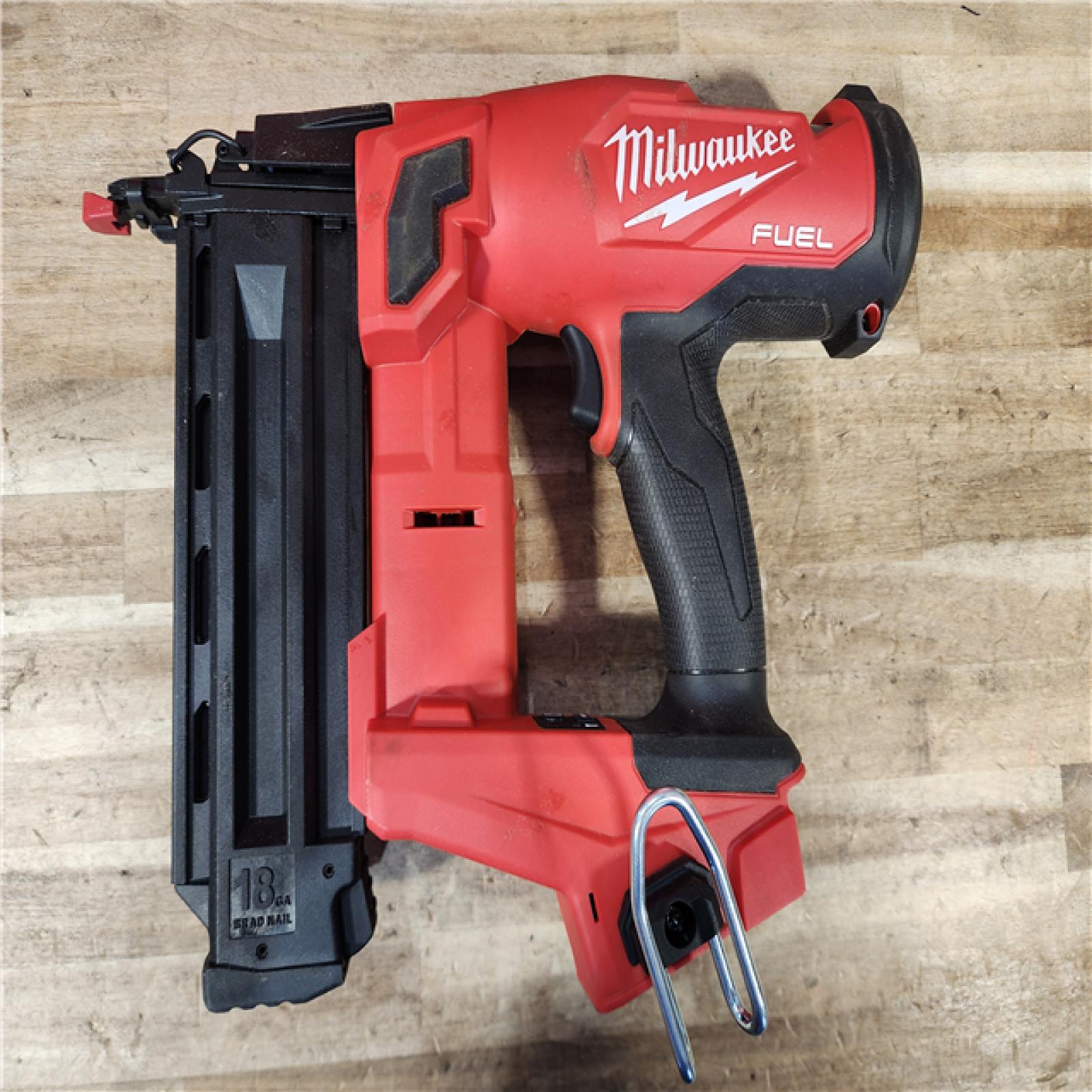 HOUSTON LOCATION - AS-IS Milwaukee FUEL 18-Volt Lithium-Ion Brushless Cordless Gen II 18-Gauge Brad Nailer (Tool-Only)