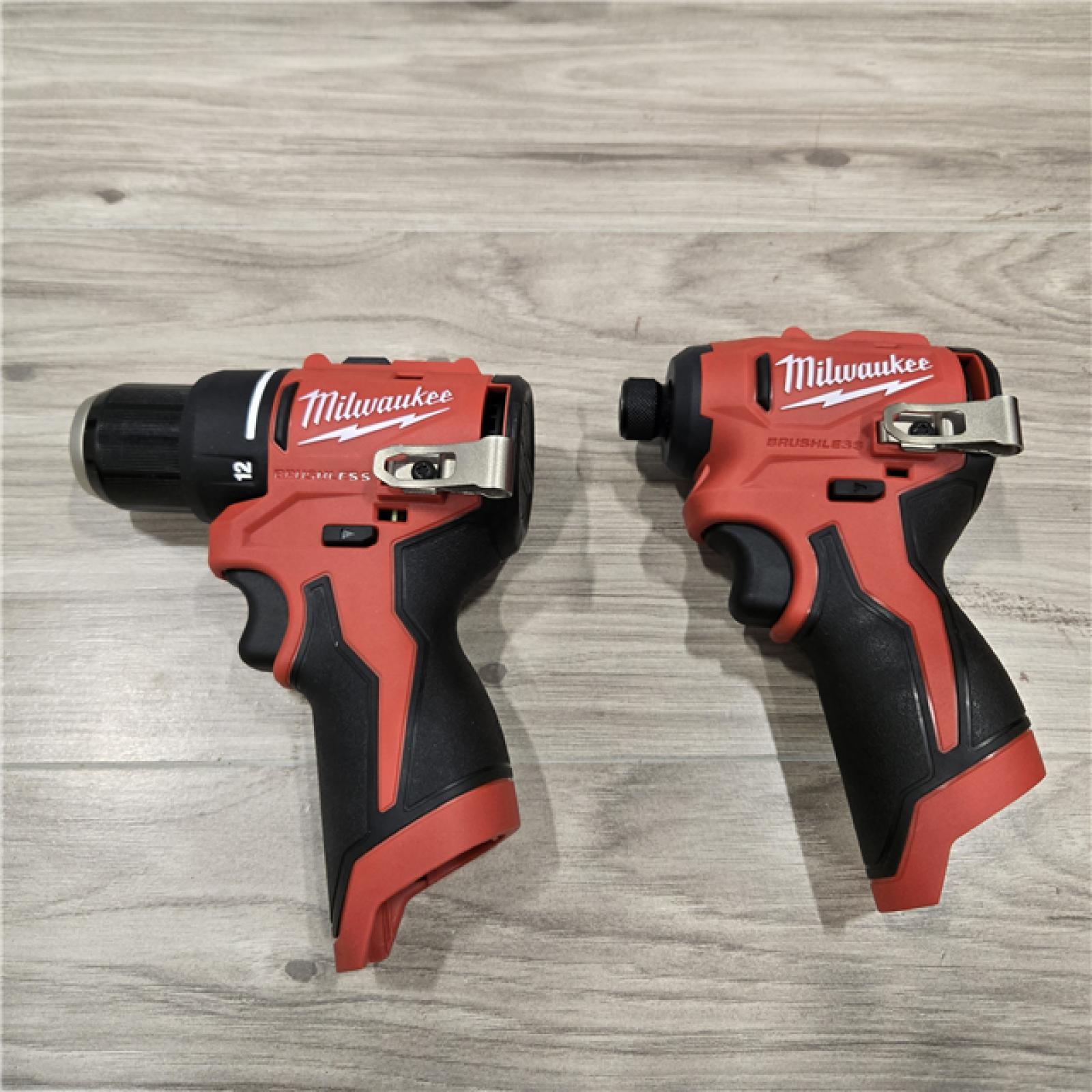 LIKE NEW! - Milwaukee M12 Cordless Brushless 2 Tool Combo Kit