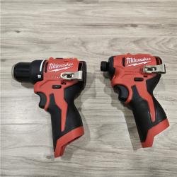 LIKE NEW! - Milwaukee M12 Cordless Brushless 2 Tool Combo Kit