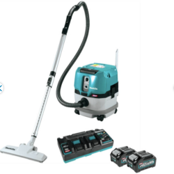 DALLAS LOCATION - MAKITA 40V max XGT Brushless Cordless 2.1 Gallon Wet/Dry Dust Extractor/Vacuum Kit (4.0Ah)