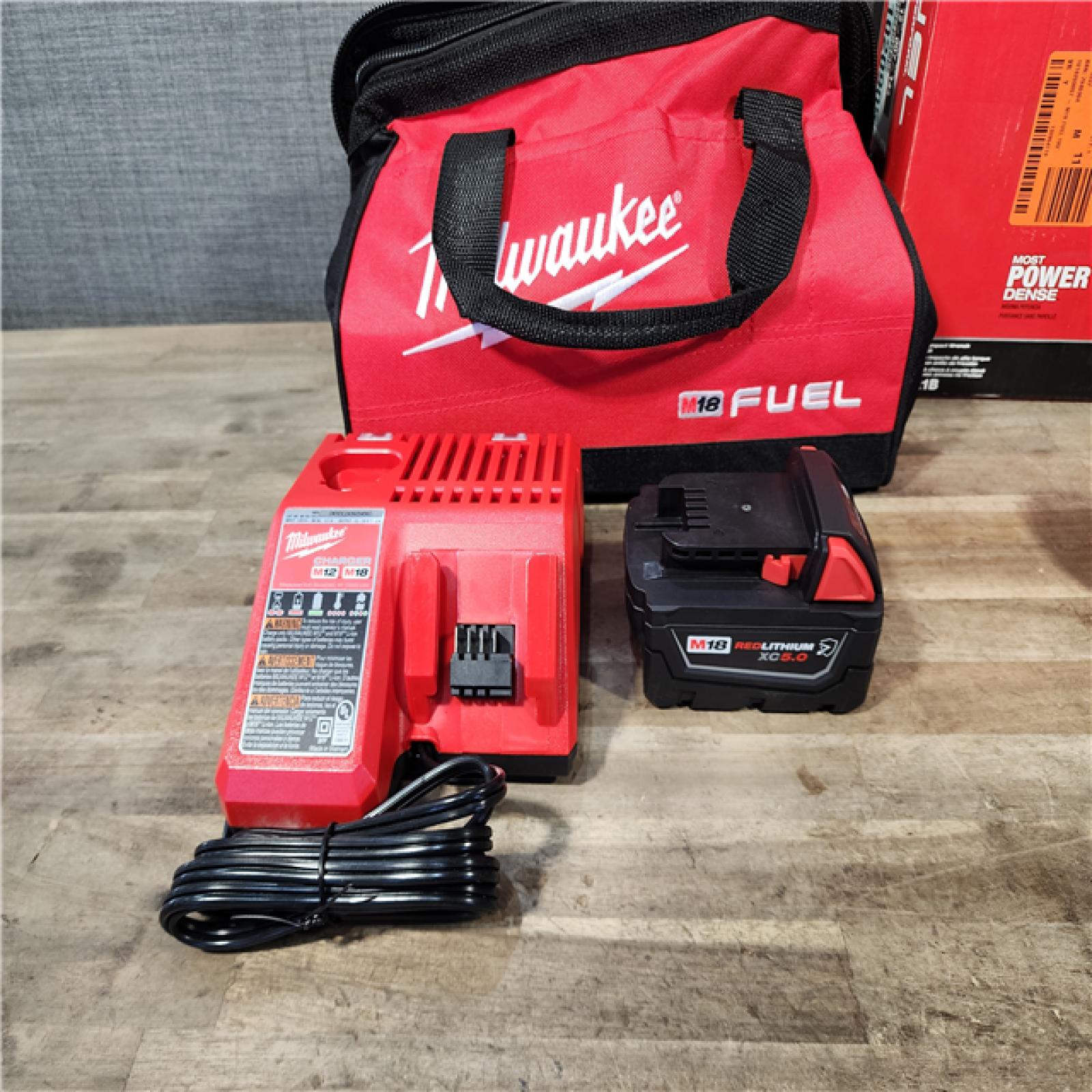 HOUSTON LOCATION - AS-IS Milwaukee M18 1/2 in. Cordless Brushless High Torque Impact Wrench Kit (Battery & Charger)