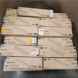 Phoenix AS-IS Mixed Commercial Electric Lumens White Integrated LED Wraparound Light with Prismatic Lens Pallet (36-Boxes)