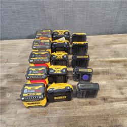 HOUSTON LOCATION - AS-IS DEWALT BATTERY PACK QTY - 15