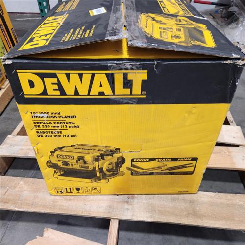 As-Is- DEWALT 13 2 Speed 3-Knife Thickness Planer
