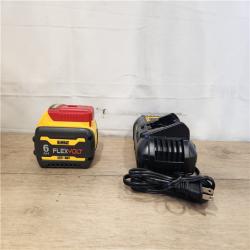 AS-IS- FLEXVOLT 20V/60V MAX Lithium-Ion 6.0Ah Battery Pack with 6 Amp Output Charger