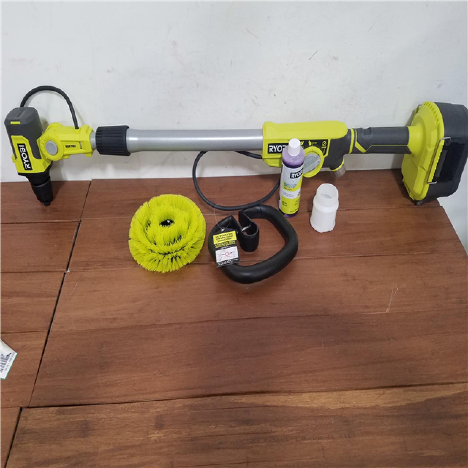 California NEW Ryobi One+ 18V Vortex Soap Dispensing Telescoping Scrubber (Tool Only)