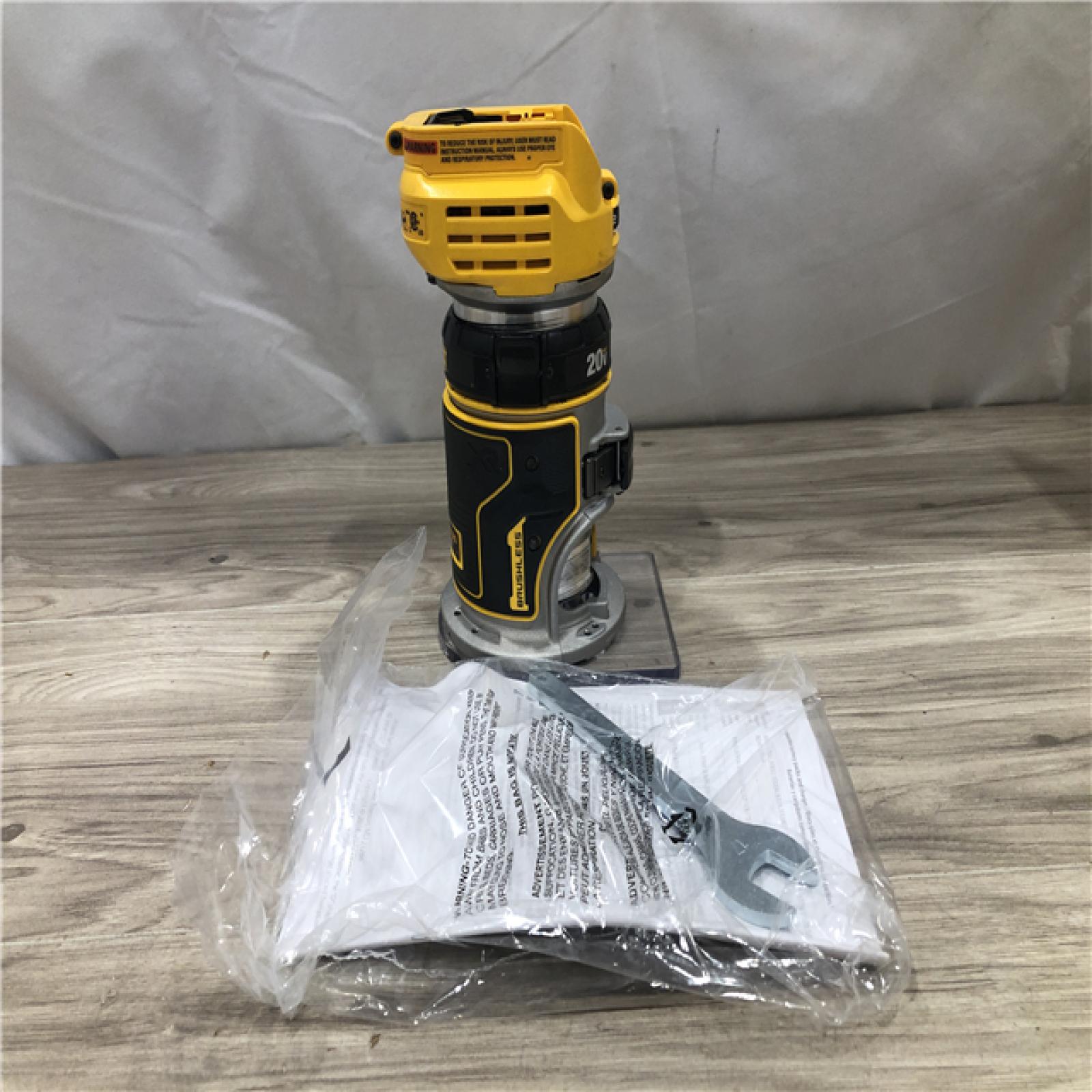 AS-IS Dewalt 20V MAX XR Cordless Compact Router (Tool Only)