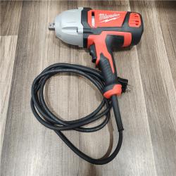 AS-IS- Milwaukee 1/2 in. Impact Wrench with Rocker Switch and Detent Pin Socket Retention (Tool-Only)