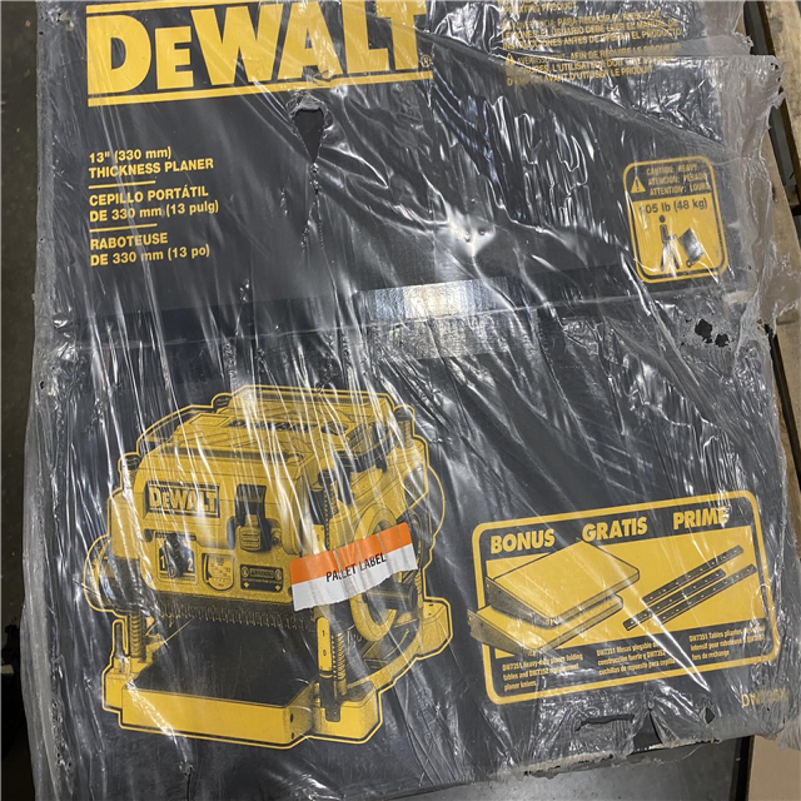 NEW- 15 Amp Corded 13 in. Heavy-Duty 2-Speed Bench Planer