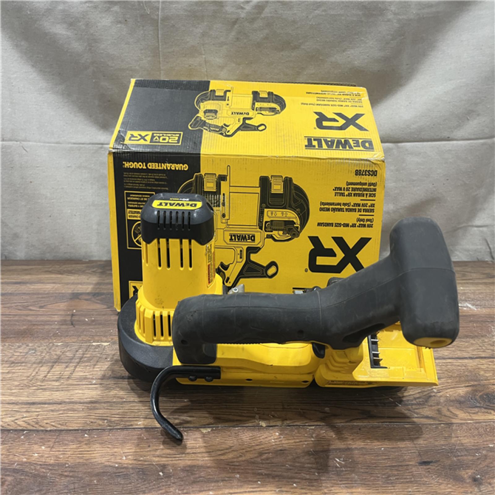 AS-IS DEWALT 20-Volt MAX 3-3/8 in. Cordless Brushless Bandsaw (Tool-Only)