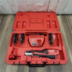 AS IS Milwaukee M12 Force Logic Press Tool 1/2 in. to 1 in. Kit