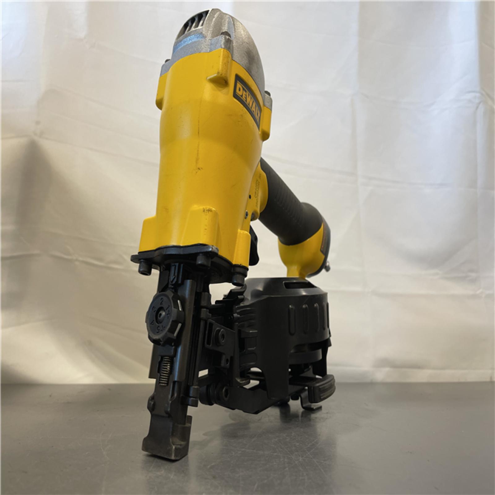 AS-IS - DeWalt 1-3/4 in. 15 Degree Pneumatic Coil Roofing Nailer