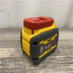 AS-IS DEWALT FLEXVOLT 20V/60V MAX Lithium-Ion 6.0Ah Battery Pack with 6 Amp Output Charger