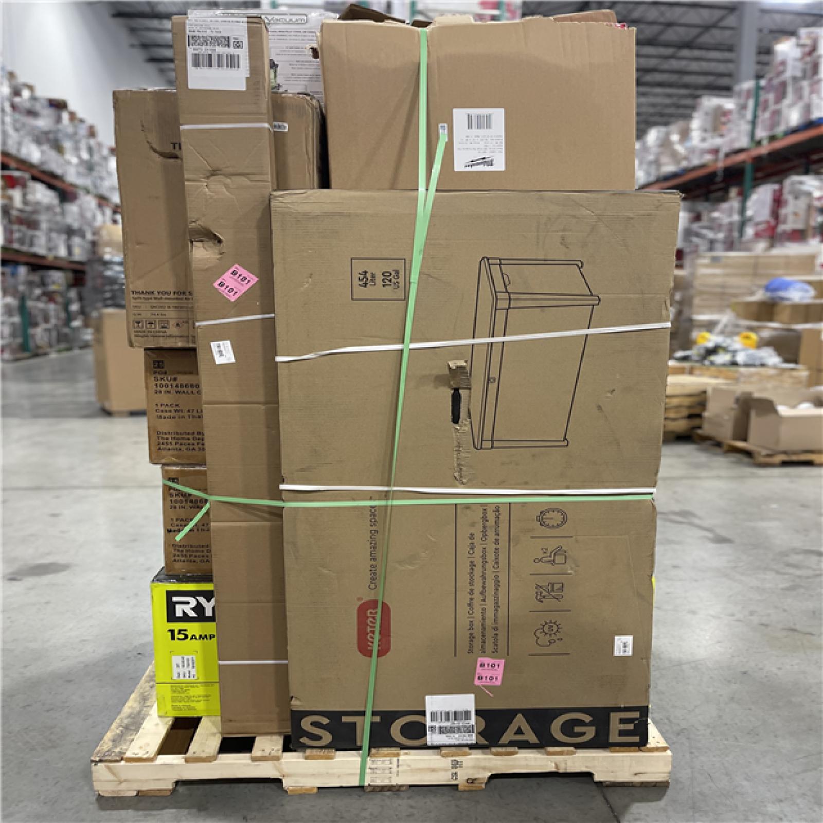 DALLAS LOCATION- AS-IS- HOME IMPROVEMENT PALLET