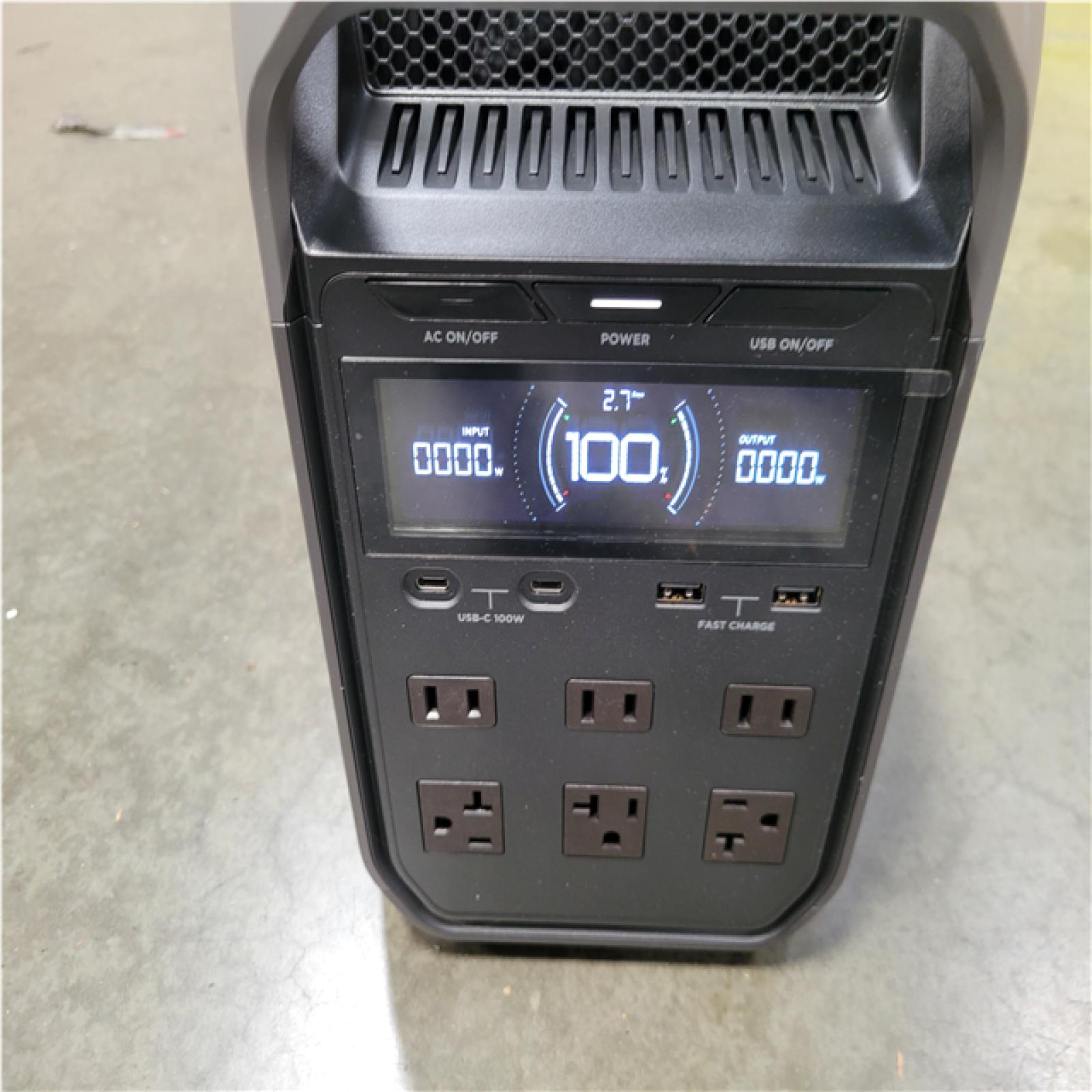CALIFORNIA AS-IS ECOFLOW 3600-WATT DELTA 3 GENERATOR