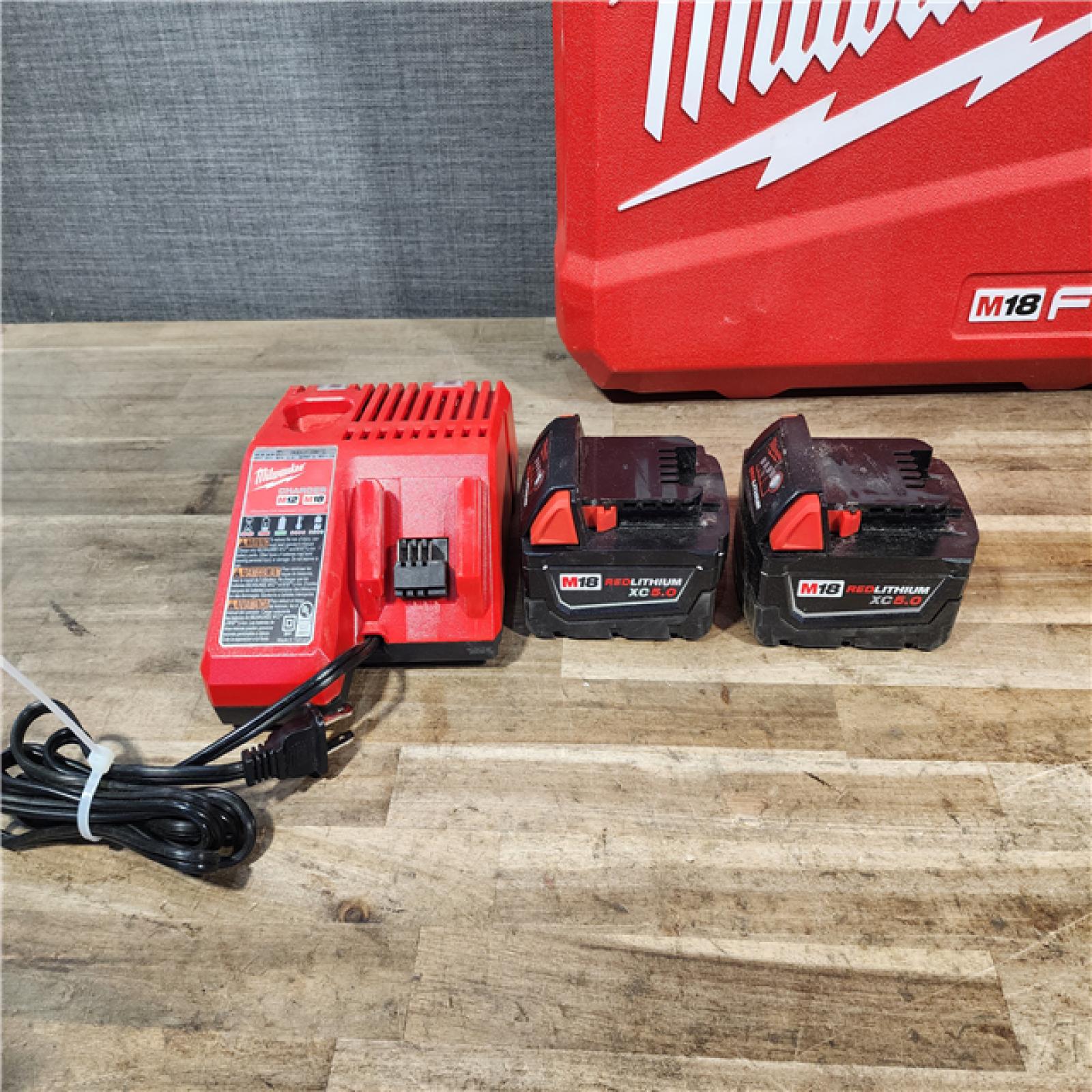 HOUSTON LOCATION - AS-IS Milwaukee FUEL 18V Lithium-Ion Brushless Cordless Hammer Drill and Impact Driver Combo Kit