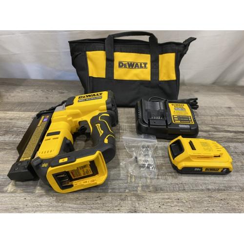 AS-IS DEWALT ATOMIC 20V MAX Lithium Ion Cordless 23 Gauge Pin Nailer Kit