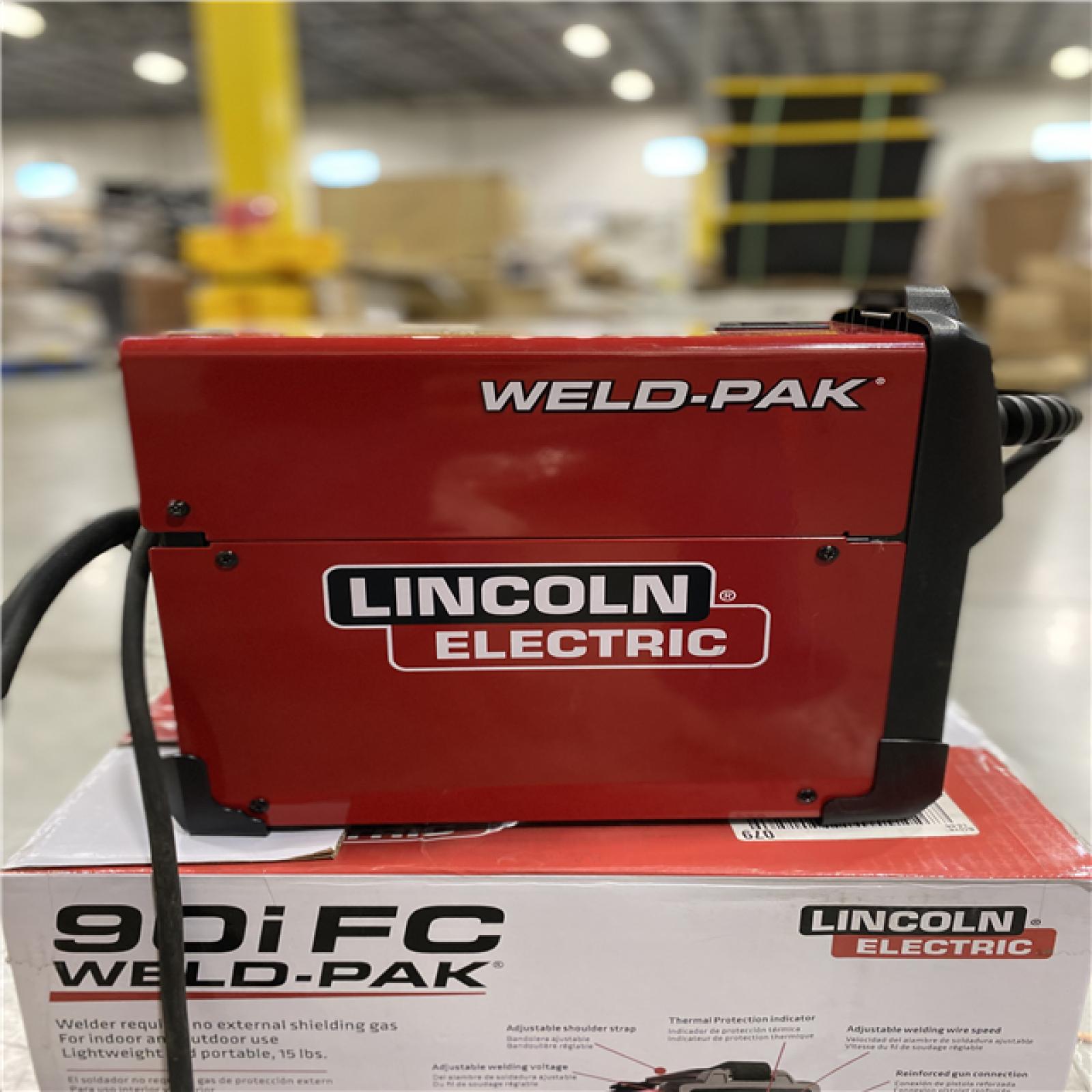 AS-IS - Lincoln Electric WELD-PAK 90i FC Flux-Cored Wire Feeder Welder