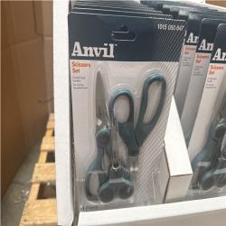 CALIFORNIA LIKE NEW ANVIL SCISSORS SET 44UNITS