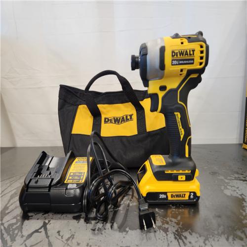AS-IS- DEWALT ATOMIC 20V MAX* Brushless Cordless Compact 1/4 in. Impact Driver Kit