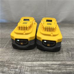 AS-IS DEWALT 20V MAX XR POWERSTACK Lithium-Ion 5.0Ah Battery (2 -Pack)