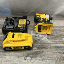 AS-IS DEWALT Atomic 20V Max Lithium-Ion Brushless Cordless Compact 1/4 in. Impact Driver Kit