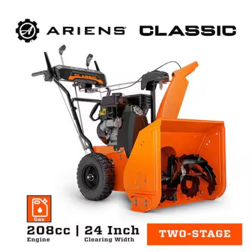 DALLAS LOCATION - Ariens Classic 24 in. 2-Stage Electric Start Gas Snow Blower