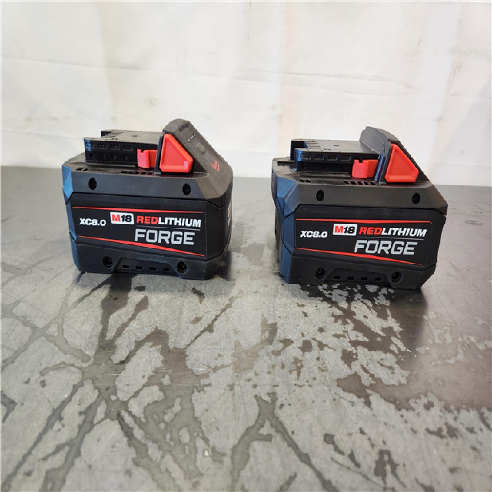 AS-IS- M18 18V Lithium-Ion REDLITHIUM FORGE XC 8.0 Ah Battery Pack (2-Pack)