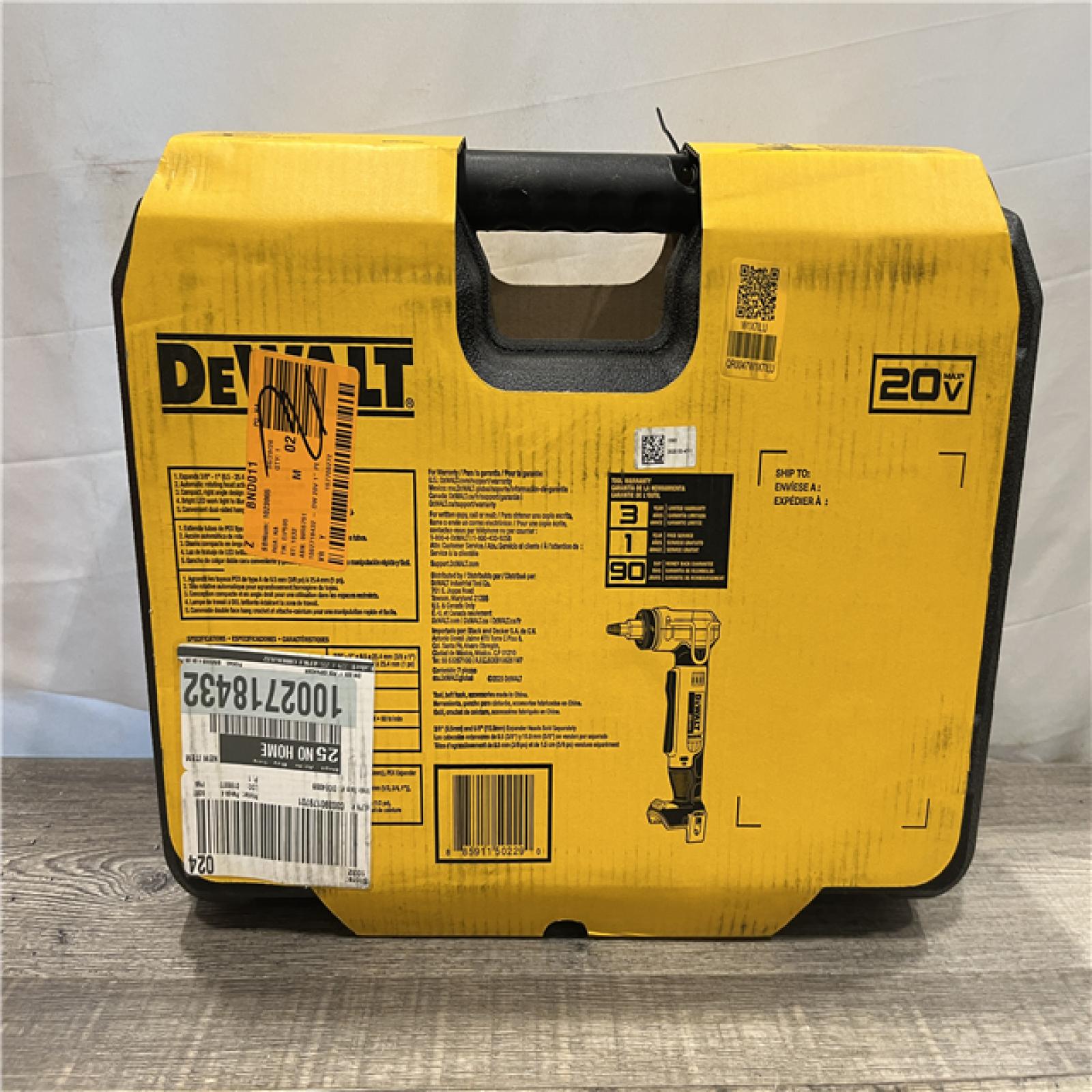 AS-IS DEWALT 20V MAX Cordless 1 in. PEX Expansion Tool Kit