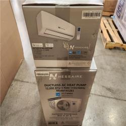 Phoenix NEW Hessaire DIY 22 SEER2 12 000 BTU Wi-Fi 1-Ton Ductless Mini Split Air Conditioner and Heat Pump Variable Speed Inverter-115-Volt (SEALED)