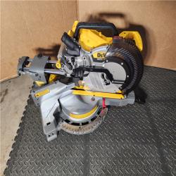 HOUSTON LOCATION - AS-IS (APPEARS LIKE NEW) DEWALT 60V Lithium-Ion 12 in. Cordless Sliding Miter Saw Kit with 9.0Ah Battery Pack