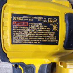 HOUSTON LOCATION - AS-IS DEWALT DCN623B 23 Gauge 1-1/2 ATOMIC Compact Series 20V MAX Brushless Cordless Pin Nailer (Tool Only)