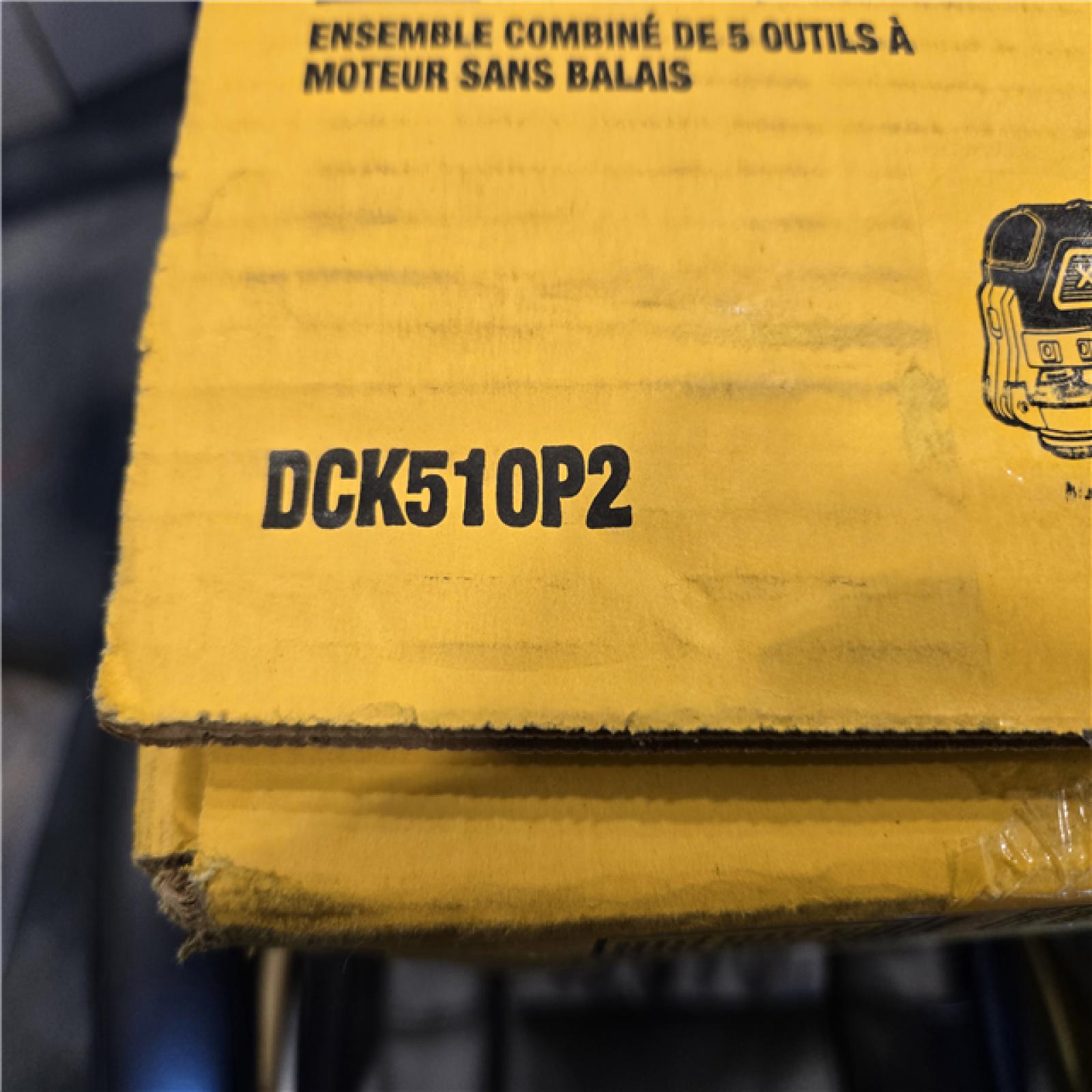 AS-IS DEWALT 20V Lithium-Ion Cordless 5-Tool Combo Kit