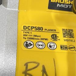 AS-IS DEWALT 20V MAX XR Cordless Brushless 3-1/4 in. Planer (Tool Only)