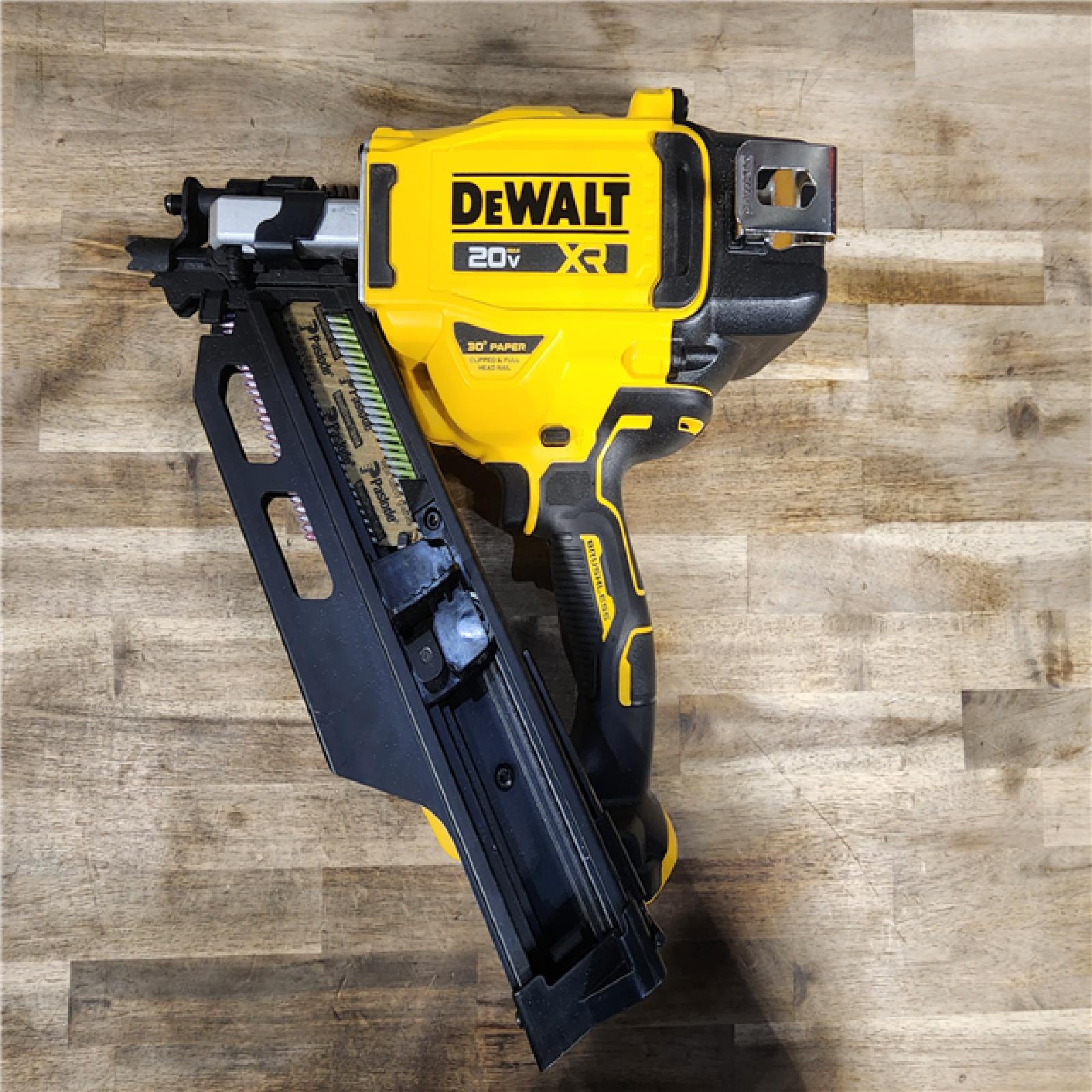 HOUSTON LOCATION - AS-IS DEWALT 20-Volt 30° Cordless Framing Nailer (Tool-Only)