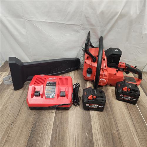 AS-IS- Milwaukee M18 FUEL Cordless 20 in. Chainsaw Kit