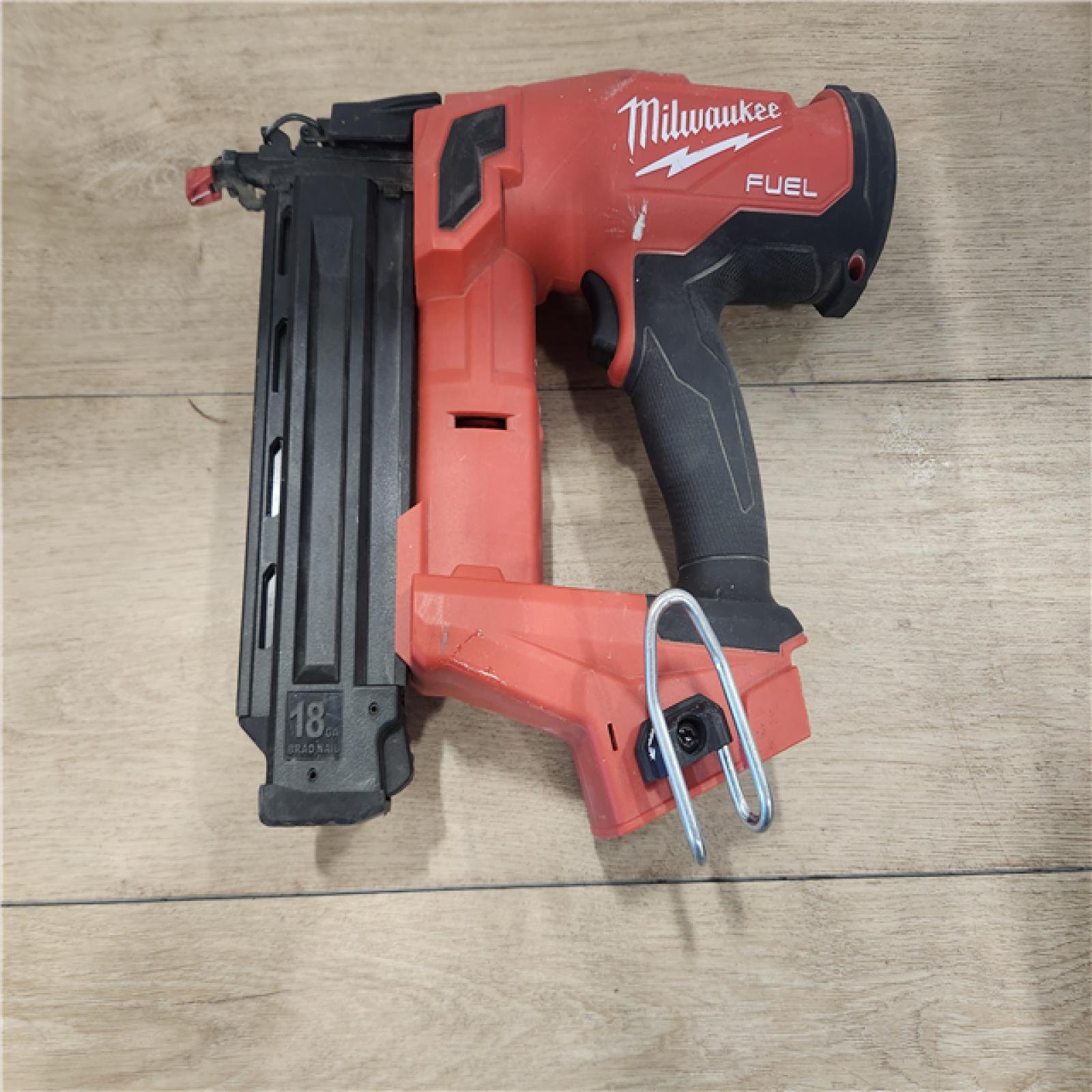 AS-IS- Milwaukee FUEL 18-Volt Lithium-Ion Brushless Cordless Gen II 18-Gauge Brad Nailer (Tool-Only)