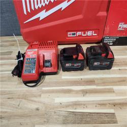 HOUSTON LOCATION - AS-IS Milwaukee FUEL 18V Lithium-Ion Brushless Cordless Hammer Drill and Impact Driver Combo Kit