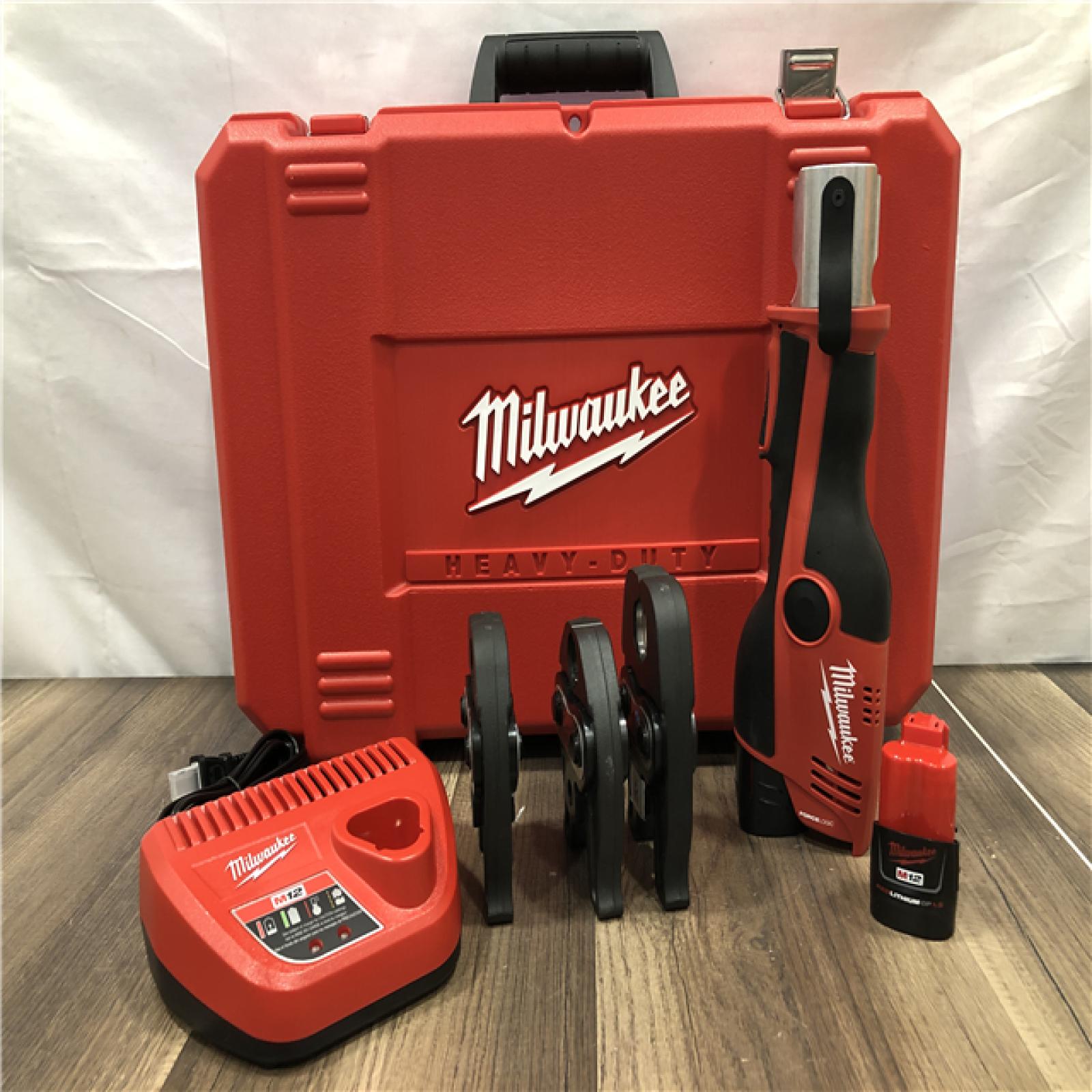 AS-IS Milwaukee 12-Volt Lithium-Ion Force Logic Cordless Press Tool Kit